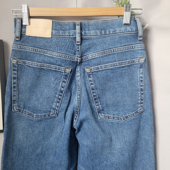 Everlane The Way High Straight Leg High Waist Denim Jeans 25 R - Picture 5 of 14